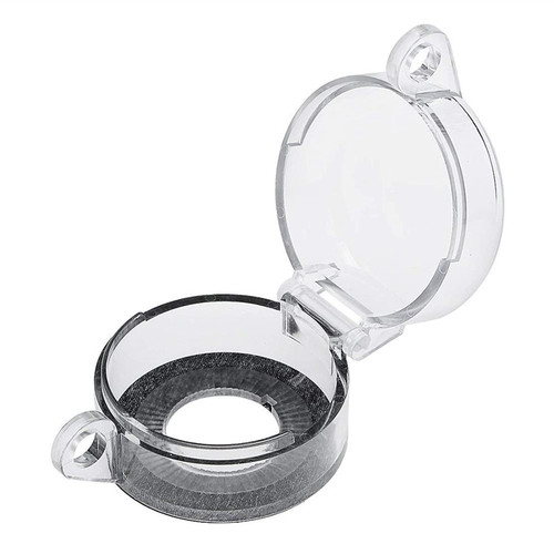 FEHAUK 22mm Mushroom Latching Emergency Stop Push Button Switch Red with Waterproof Cover 1NO 1NC (Color : Waterproof Cover)