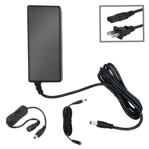 MyVolts 24V Power Supply Adaptor Compatible with/Replacement for Black and Decker EPC186 H1 Drill Charger - US Plug with Extension and ON/Off Switch