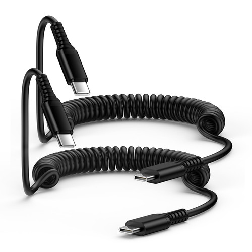 Android Auto Cable USB C Coiled Samsung Phone Charger Cable for Samsung Galaxy A54/A14 5G/A24/A34/A53 5G/A23/A13/A03S/S23 Ultra/S22/S21/S20/A32, 6ft Retractable Type C to C Fast Charging Cord for Car Android Auto Cable USB C Coiled Samsung Phone Charger Cable for Samsung Galaxy A54/A14 5G/A24/A34/A53 5G/A23/A13/A03S/S23 Ultra/S22/S21/S20/A32, 6ft Retractable Type C to C Fast Charging Cord for Car