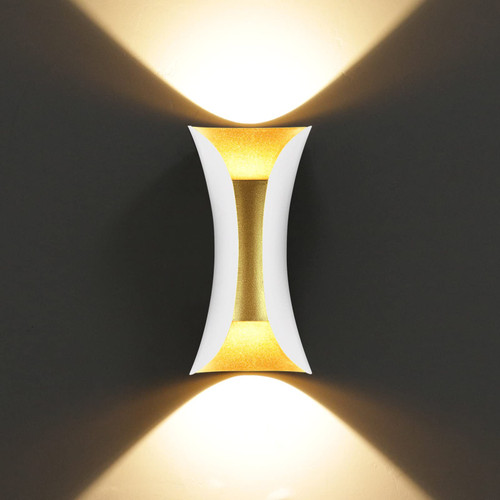 XEYOU Modern LED Wall Sconce Indoor Up Down Wall Lamp Waterproof IP65 Aluminum Wall Sconces 10W Hallway Wall Mounted Lighting Fixtures for Stair Living Room Pathway Staircase Bedroom Balcony