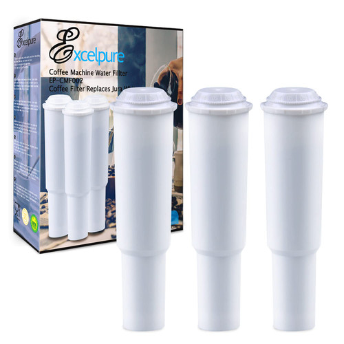 EXCELPURE Coffee Machine Water Filter Replacement,Compatible With Jura Clearyl White, Jura 7520, 64553, Capresso Models C1000, C3000, and Jura S7, S9?3 PACK)