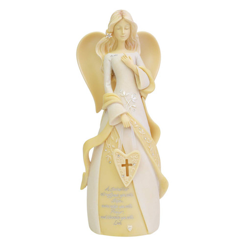 Enesco Foundations Godmother Angel Figurine, 9 Inch, Multicolor