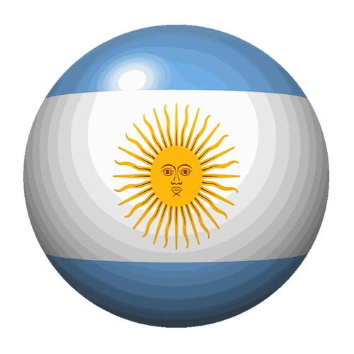 Argentina Mirrors Home Decorations Wall Sticker Murals Global World Flag Travel Trip Peel and Stick Wall Stickers for Playroom Bedroom Car Store Vinyl 22in