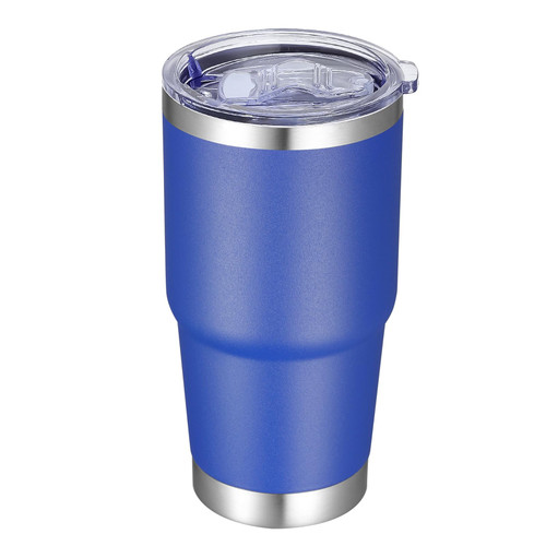 VEGOND 20 oz Tumbler with Lid and Straw, Stainless Steel Double Wall Vacuum Insulated Travel Mug Powder Coated Coffee Cup for Cold & Hot Drinks, Blue 1 Pack VEGOND 20 oz Tumbler with Lid and Straw, Stainless Steel Double Wall Vacuum Insulated Travel Mug Powder Coated Coffee Cup for Cold & Hot Drinks, Blue 1 Pack