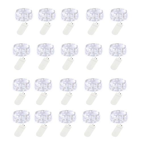MEMOREE 20 Pack Cool White Fairy Lights Battery Operated,7.2ft 20 LED Silver Wire Firefly Lights Mason Jar Lights,Waterproof Mini Led String Lights for Mason Jars Party Crafts Wedding Decorations MEMOREE 20 Pack Cool White Fairy Lights Battery Operated,7.2ft 20 LED Silver Wire Firefly Lights Mason Jar Lights,Waterproof Mini Led String Lights for Mason Jars Party Crafts Wedding Decorations