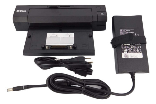 Dell PR02X E-Port E/Port Plus USB 3.0 Port Replicator - Docking Station with 130 Watt PA-4E Power Adapter (Renewed)