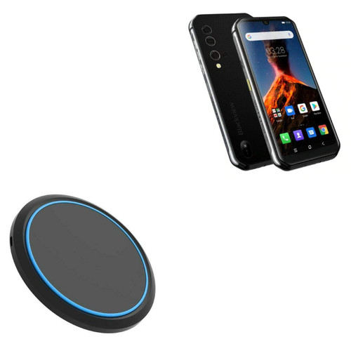 BoxWave Charger Compatible with Blackview BV9900 Pro - SwiftCharge PowerDisc Wireless Charger (15W) with Wireless Chargers That Require QC3.0 minicube, Qi Wireless 15W Circular Desktop Charger BoxWave Charger Compatible with Blackview BV9900 Pro - SwiftCharge PowerDisc Wireless Charger (15W) with Wireless Chargers That Require QC3.0 minicube, Qi Wireless 15W Circular Desktop Charger
