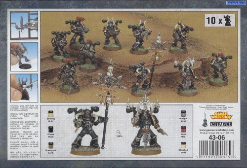 Games Workshop 99120102055 Chaos Space Marine Squad Tabletop and Miniature