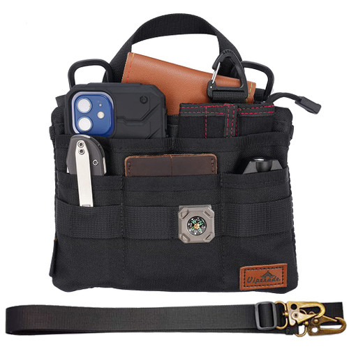 VIPERADE VE5 EDC Pocket Organizer for Men, EDC Pouch with 7 Pockets, Nylon EDC Organizer, EDC Pocket Pouch, Multitool Organizer Pouch, Utility Pocket Tool Pouch