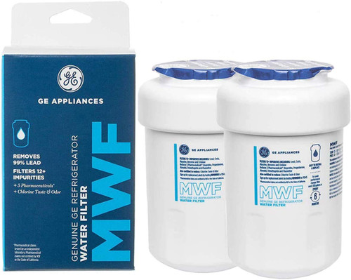 G? MWF GE Refrigerator Water Filter Replacement for GE MWFP SmartWater Filter Cartridge (white, 2)