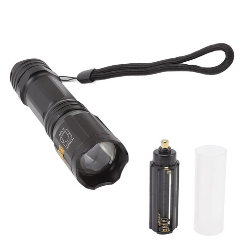 ELINP Flashlight with Red Light Option, 4 Color in 1 LED Flashlight IPX6 Waterproof Zoomable RGBW Handheld Flashlight for Camping Fishing Hunting