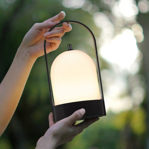 Tubicen Portable LED Lantern Table Lamp, 4000mAh Powerful Battery Operated Cordless Table Lamp Rechargeable, 4-Stage Touch Dimmable LED Night Light, Portable Lantern for Camping Home Restaurant