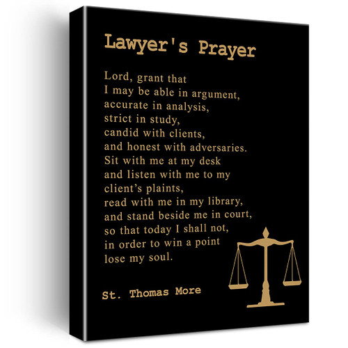 Inspirational Canvas Wall Art Motivational Lawyer's Prayer Quote Canvas Print Positive Painting Office Home Wall Decor Framed Lawyers Gift 12x15 Inch Inspirational Canvas Wall Art Motivational Lawyer's Prayer Quote Canvas Print Positive Painting Office Home Wall Decor Framed Lawyers Gift 12x15 Inch