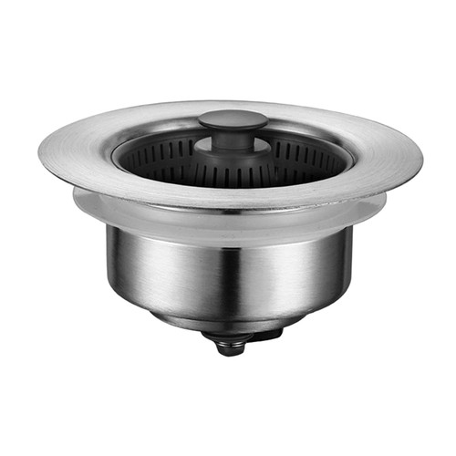 gazechimp Stainless Steel Kitchen Sink Strainer Basket Sink Strainer Stopper Water Filter Plug Sink Drain Strainer Plug for Kitchen Bathroom Sink Accs, Kitchen Strainer