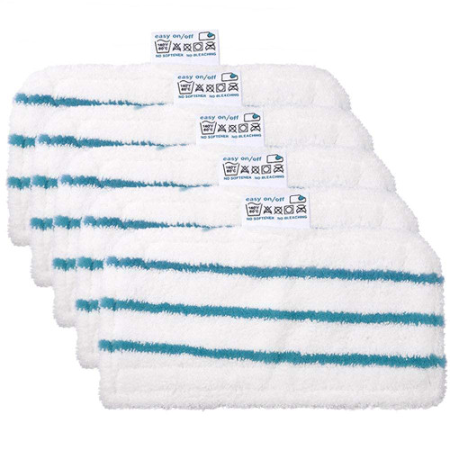 5 Pack Washable Microfiber Steam-Mop Cleaning Pads Compatible with All Black+Decker Steam Mops, SM1600, SM1610, SM1620, SM1630, SMH1621, HSMC1300FX, HSMC1321, HSMC1361SG