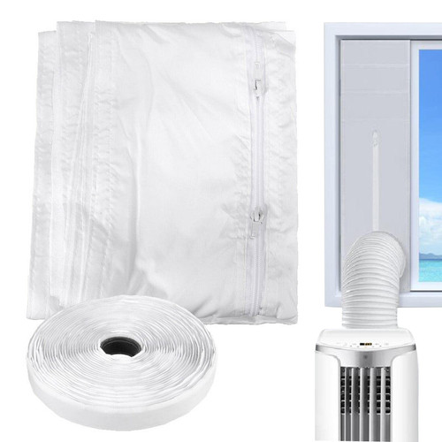 Hulzogul AC Window Seal, Window Seal for Portable Air Conditioner and Tumble Dryer, Window Seal Cloth,Window Kit for Sliding Window, for Mobile Air Conditioners Home Accessories Hulzogul AC Window Seal, Window Seal for Portable Air Conditioner and Tumble Dryer, Window Seal Cloth,Window Kit for Sliding Window, for Mobile Air Conditioners Home Accessories