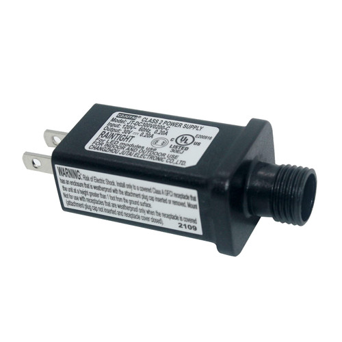 30V 6W LED Controller Steady On Mode, JT-DC300V0200-C Class 2 Power Supply LED Transformer, Low Voltage Transformer US Plug for LED Light (30V 0.2A)