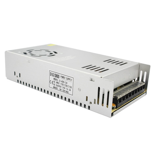 DIGISHUO DC 24V 17A 400W Power Supply Adapter Transformer Switch AC 110V/220V to DC 24V 17amp Switching Converter LED Driver for LED Strip Light CCTV Camera Security System (24V 17A 400W)