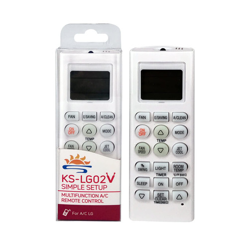KS-LG02V Universal Remote Control Compatible with LG Air Conditioner, AC Remote Control with Same Functions as Original