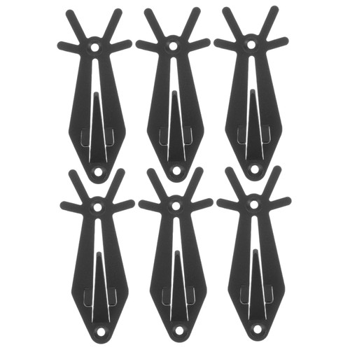 DOITOOL 6pcs Deer Skull Hook Elk Antler Wall Mount Clothes Rack Macrame Shelf Wall Hanging European Skull Hanger Skull Hanging Hook Deer Mount Hook Skull Wall Hanging Rack Skull Display