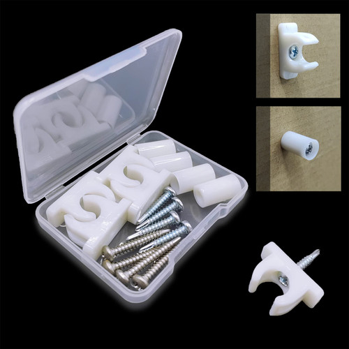 False Cabinet Front Clip False Front Clips False Drawer Front Clips Sink Tip Out Snap False Front Cabinet Clips Sink Clips with Screws and Screwdrivers for Hardware Replacements (4, Clear)