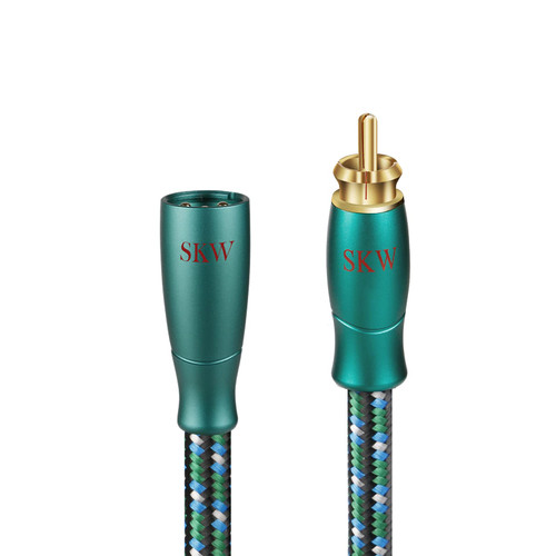 SKW Entry Level HC Series Single XLR Male to RCA Male Cable 6.5ft/2M (1 Cable)
