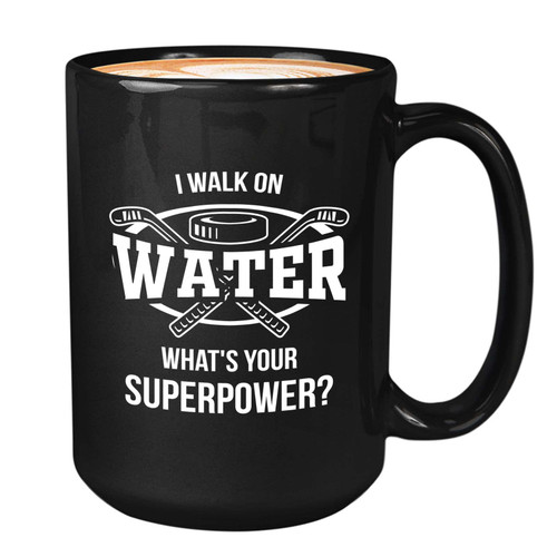 Bubble Hugs Hockey Lover Coffee Mug 15oz Black - I Walk on Water - Ice Hockey Lover Ice Hockey Player Hockey Coach Hockey Fan Funny Sports Hockey Puck Hockey Champion Bubble Hugs Hockey Lover Coffee Mug 15oz Black - I Walk on Water - Ice Hockey Lover Ice Hockey Player Hockey Coach Hockey Fan Funny Sports Hockey Puck Hockey Champion