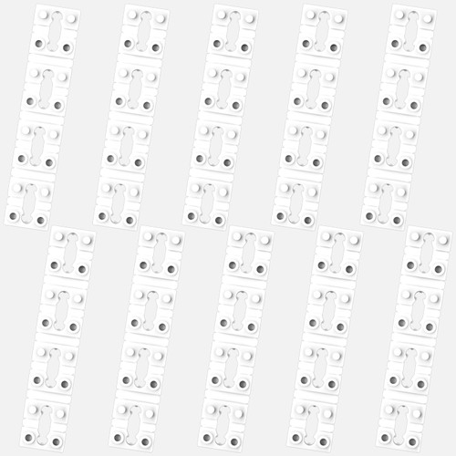 40pcs Electrical Spacers, Outlet Spacers Electrical Outlet Spacers Switch Receptacle Spacers for Household and Industrial Electricity (White)