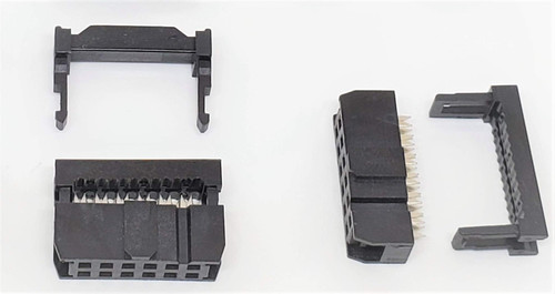 Pc Accessories - 10-Pack 2X6 12P FC 2.54mm 0.1" Pitch Dual Row IDC Sockets for 1.27mm Flat Ribbon Cable, 12 Pins Female Connectors