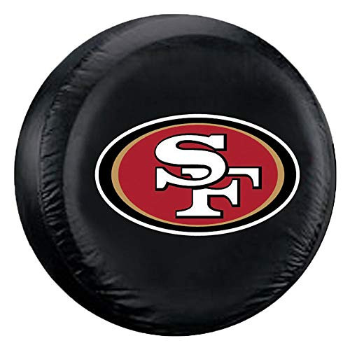 Fremont Die NFL San Francisco 49ers Tire Cover, Standard Size (27-29" Diameter)