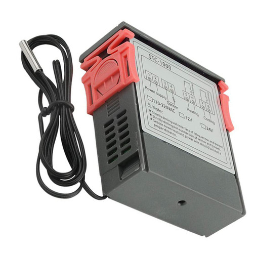 Thermometer Temperature Controller Digital Stc-1000 Microcomputer Digital Display 12V Temperature Controller