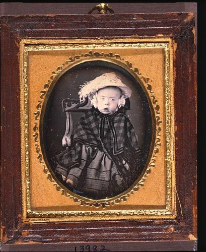 HistoricalFindings Photo: Portrait of George Burtis Lee Sitting on a Chair,Children,c1852