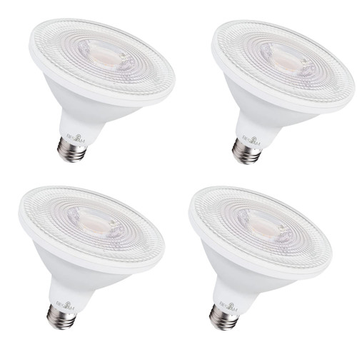 BESLAM LED Flood Light Bulbs 150 Watt Equivalent Dimmable 17W PAR38 Outdoor Spotlight Bulb, Waterproof Recessed Light Bulbs Indoor, 1700 Lumens, 2700K Warm White, 4 Pack