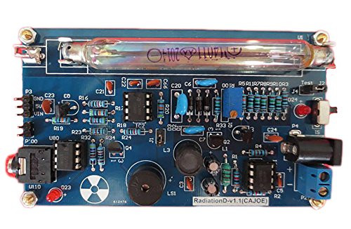 Portable Handle Geiger Counter 0.01 ?Sv/h DIY Kit Nuclear Radiation Detector With Miller GM Tube Gamma Beta Ray Suit for Arduino