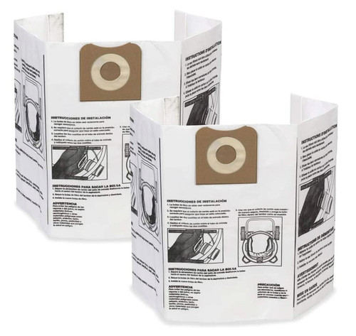 Replacement Filter Bags for Ridgid 12-16 Gallon Wet/Dry Vacs - High Efficiency - 2 Pack - VF3502 Shop Vac Bags Compatible with RIDGID 23743, Ideal for Vacuuming - Perfect Dust Collector? Replacement Filter Bags for Ridgid 12-16 Gallon Wet/Dry Vacs - High Efficiency - 2 Pack - VF3502 Shop Vac Bags Compatible with RIDGID 23743, Ideal for Vacuuming - Perfect Dust Collector?