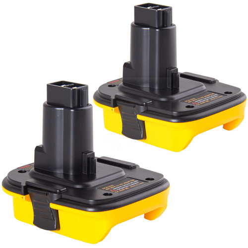 Lilocaja Replace 2 Pack DCA1820 Dewalt Battery Adapter for Dewalt 18V Tools, with USB Port, Convert Dewalt 20V Max XR Lithium Battery DCB203 DCB205 to Dewalt 18V XRP NiCd NiMh Battery DC9098 DC9096 Lilocaja Replace 2 Pack DCA1820 Dewalt Battery Adapter for Dewalt 18V Tools, with USB Port, Convert Dewalt 20V Max XR Lithium Battery DCB203 DCB205 to Dewalt 18V XRP NiCd NiMh Battery DC9098 DC9096