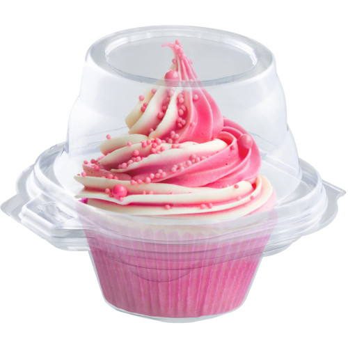 Individual Cupcake Containers (50 Pack) | Clear Plastic Disposable Cupcake Boxes / Holders | Single Cupcake Holder with Dome Lid Bulk | BPA-Free Plastic Cupcake Muffin Container Carrier Boxes to Go Individual Cupcake Containers (50 Pack) | Clear Plastic Disposable Cupcake Boxes / Holders | Single Cupcake Holder with Dome Lid Bulk | BPA-Free Plastic Cupcake Muffin Container Carrier Boxes to Go