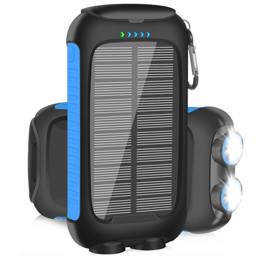 Annero Solar-Charger-Power-Bank -38,800mAh Portable Solar Phone Charger, QC3.0 Fast Charger 3.1A Type C & Micro USB Ports with LED Flashlight for All Cell Phone and Electronic Devices Annero Solar-Charger-Power-Bank -38,800mAh Portable Solar Phone Charger, QC3.0 Fast Charger 3.1A Type C & Micro USB Ports with LED Flashlight for All Cell Phone and Electronic Devices
