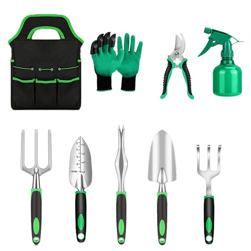 Garden Tool Set, Stainless Steel Heavy Duty Gardening Tool Set, Anti-Slip Hand Shank?Garden Tool Bag, Outdoor Hand Tools, Durable Garden Tool Kit?Gardening Gifts for Women and Men