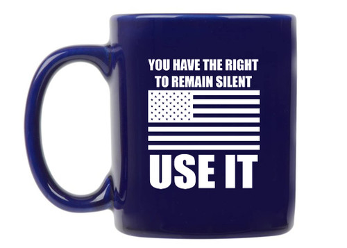 Rogue River Tactical Funny remain Silent Coffee Mug Thin Blue Line Flag Novelty Cup Great Gift Idea For Police Officer Law Enforcement PD Large Flag Rogue River Tactical Funny remain Silent Coffee Mug Thin Blue Line Flag Novelty Cup Great Gift Idea For Police Officer Law Enforcement PD Large Flag