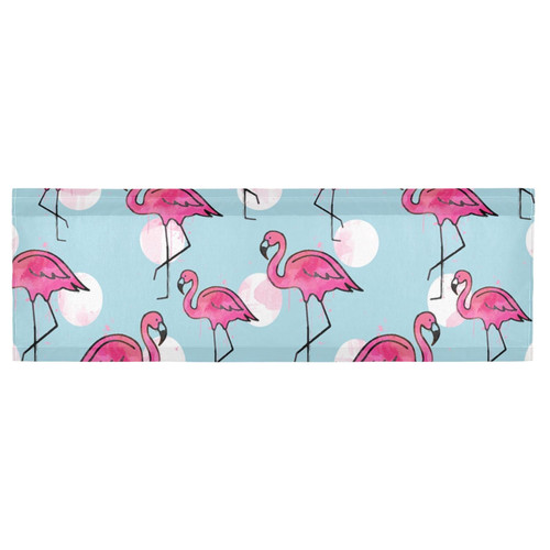 Augenstern Window Topper Curtain Pink-Flamingo-Watercolor-Pattern 54x18 inch Valance Short Curtain for Kitchen Windows/Bathroom/Living Room/Bedroom Augenstern Window Topper Curtain Pink-Flamingo-Watercolor-Pattern 54x18 inch Valance Short Curtain for Kitchen Windows/Bathroom/Living Room/Bedroom
