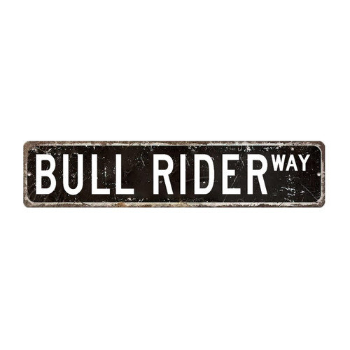 Bull Rider School Wall Decoration Words Letter Stickers Profession Pure Solid Color Self-Adhesive Wall Decal for Backdrops Bedroom Kitchen Outdoors Vinyl 18in