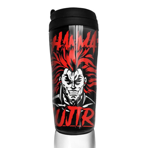 UKEWEI Anime Coffee Cups Baki The Grappler Yujiro Hanma Portable Vacuum Double Insulated Cups Fashion Travel Mugs 12 Oz