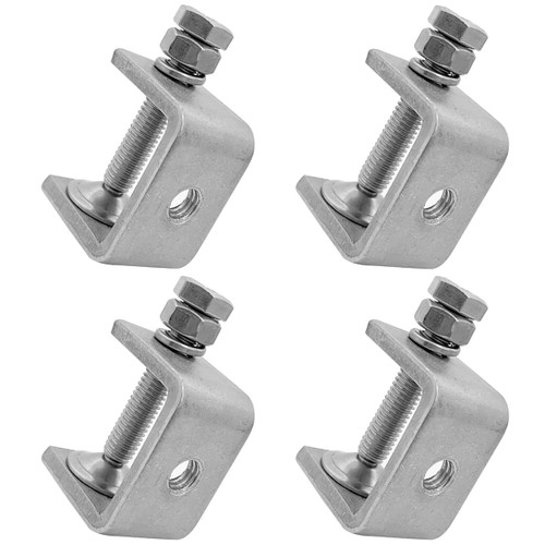 0-25Mm Mini Stainless Steel C Clamps for Mounting, 4Pcs Heavy Duty Woodworking U Clamp Set Tiger Clamp Tools with Stable Wide Jaw Opening & Protective Pads for Welding/Carpenter (4Pcs) 0-25Mm Mini Stainless Steel C Clamps for Mounting, 4Pcs Heavy Duty Woodworking U Clamp Set Tiger Clamp Tools with Stable Wide Jaw Opening & Protective Pads for Welding/Carpenter (4Pcs)