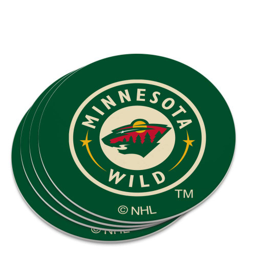NHL Minnesota Wild Logo Novelty Coaster Set