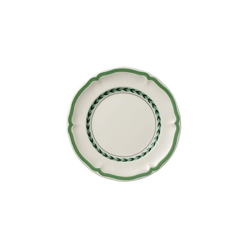 Villeroy & Boch French Garden Green Line Bread & Butter Plate, 6.5 in, Premium Porcelain, White/Green Villeroy & Boch French Garden Green Line Bread & Butter Plate, 6.5 in, Premium Porcelain, White/Green