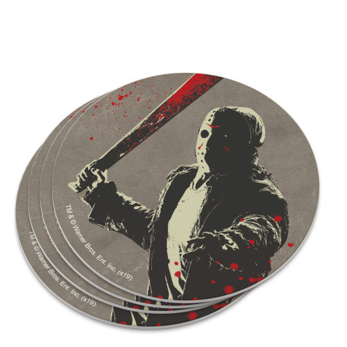 Friday The 13th Jason Character Novelty Coaster Set