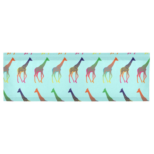 Augenstern Window Topper Curtain Colorful-Zebra-Giraffe 54x18 inch Valance Short Curtain for Kitchen Windows/Bathroom/Living Room/Bedroom Augenstern Window Topper Curtain Colorful-Zebra-Giraffe 54x18 inch Valance Short Curtain for Kitchen Windows/Bathroom/Living Room/Bedroom