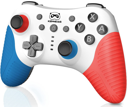 KENNEAS Wireless Pro Controller for Switch/Switch Lite, Switch Remote Gamepad with Wake-up, 3-Level Vibration, Turbo, Motion Control Function, 600mAh Battery Wireless Switch Controller