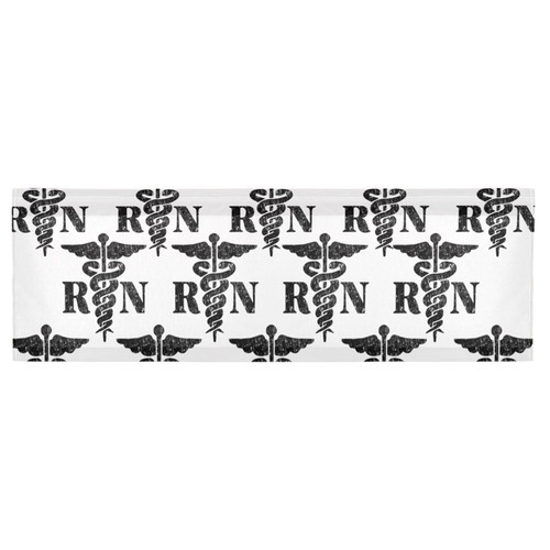 Augenstern Window Topper Curtain Nurse-rn-EMT 54x18 inch Valance Short Curtain for Kitchen Windows/Bathroom/Living Room/Bedroom
